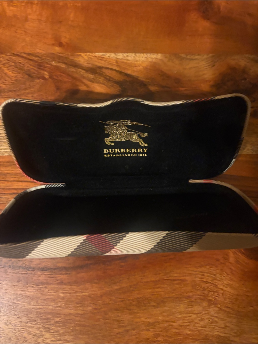 Burberry Hard Shell eyeglass case